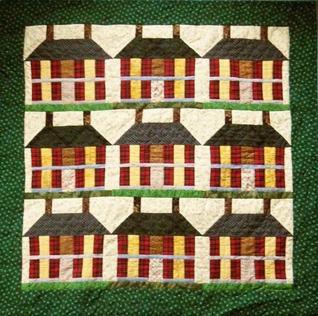 Handmade Madison House quilt.