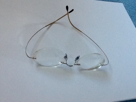 Photo of eyeglasses.